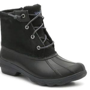 Sperry Syren Gulf Duck Boot, Black, Fleece Lined, Used - Very Good, Size 6